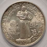 1937 Roanoke Commemorative Half Dollar PCGS MS66