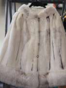off White Mink Cape