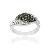 Champagne Diamond Pave Ring
