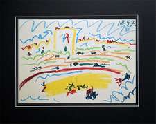 Vintage Pablo Picasso Lithograph Circa 1961