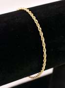 Classic Rope Style Bracelet in 14K Yellow Gold
