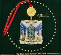 Elegant Collection of Five Christmas Ornaments by the White House Historical Association.