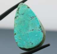 Impressive 35ct rich blue green Turquoise cabochon