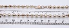 Vintage Sterling Silver Beaded Silver Necklace