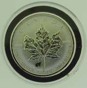 1999 1 oz Maple Leaf $5 Canada .9999 Fine Silver Coin
