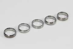 Lot of 5 Size 14 Tungsten Carbide Rings in Various Styles