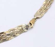 Vintage Italian 925 Sterling Silver Braided Necklace