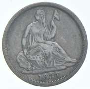 1837 Seated Liberty Half Dime