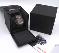 Snyper Two Silver and Red Rubber Strap Automatic 48mm Watch