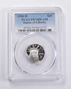 PR70 DCAM 1998-W $25 American Platinum Eagle Statue Of Liberty PCGS
