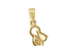 14K Yellow Gold Pearl Natural Opal Diamond Accent Pendant