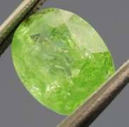Substantial lime green 3.52ct Tsavorite Garnet