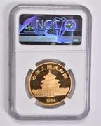 MS69 1984 China 100 Yuan 1 Oz. .999 Fine Gold Panda NGC