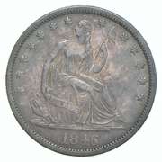 1846-O Seated Liberty Half Dollar Tall Date
