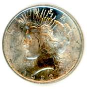 1923 Peace Silver Dollar