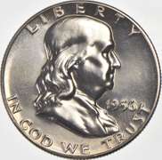 1956 Franklin Half Dollar - Type 1