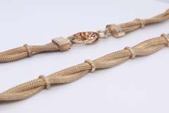 Vintage 925 Sterling Silver Twisted Necklace