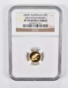 PF70 UCAM 2009-P Australia $5 Gold 2003 Kookaburra NGC