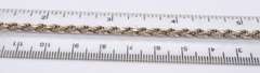 Vintage Italian 925 Sterling Silver Rope Bracelet