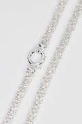 .925 Italian Sterling Silver 6.5mm Byzantine Necklace 20 Inches