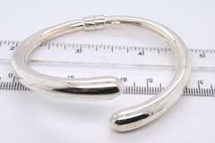 Vintage 925 Sterling Silver Signed Bangle Bracelet