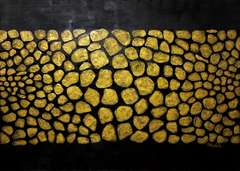 Saeideh Gilani Original Acrylic on Canvas Play with Black Series