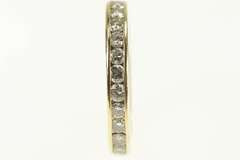 14K Yellow Gold 1.00 Ctw Diamond Eternity Anniversary Band Ring
