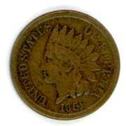 1861 Copper-Nickel Indian Head Cent