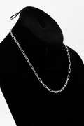 .925 Sterling Silver 3.7mm Paperclip Chain 16 Inches
