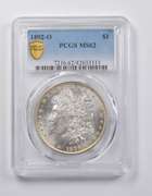 MS62 1892-O Morgan Silver Dollar PCGS