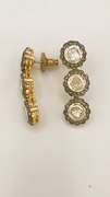 Sterling Silver Diamond Earrings