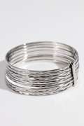 .925 Sterling Silver 50mm Baby Bangle 7 Day Bracelet