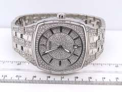Bulova Phantom I Crystal Pave Quartz 40mm Watch