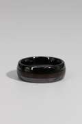 8mm Ceramic Wedding Band w/ Stripe Size 9
