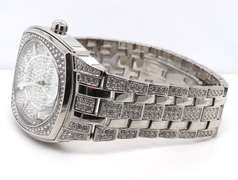 Bulova Phantom I Crystal Pave Quartz 40mm Watch