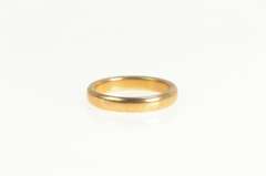 14K Yellow Gold Victorian 3.5mm Classic Wedding Band Ring