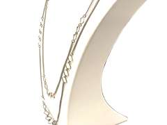 Ladies 2-Tiered Layered Angular Necklace