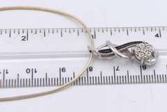 Group Lot of 2 Vintage 925 Sterling Silver Necklaces