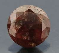 Eye catching 1.18ct round cut red Diamond solitaire
