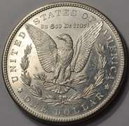 1880-S Flashy Morgan Silver Dollar Brilliant Uncirculated.