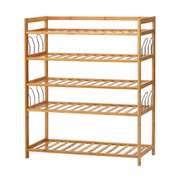 Indoor Natural Bamboo Planter Shelf or Shoe Rack