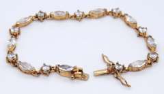925 Sterling Silver Cubic Zirconia Bracelet