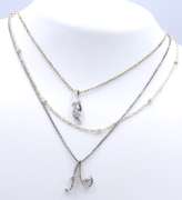 Group Lot of 3 Vintage 925 Sterling Silver Necklaces