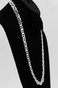 .925 Italian Sterling Silver 10.2mm Marina Chain Necklace 24 Inches