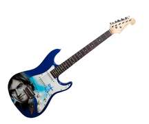 James Taylor Autographed Signed Hand Airbrushed Painting Guitar UACC AFTAL ACOA