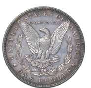 1896 Morgan Silver Dollar Crazy Color
