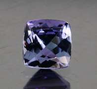 High fire 1.14ct cushion cut Tanzanite