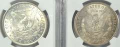 Choice BU 1902-O & 1921 Morgan Silver Dollars. NGC MS63