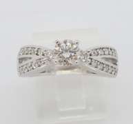 Kate McCullar Split Shank Diamond Engagement Ring