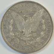 Key date 1893-P Morgan Silver Dollar in XF/AU condition